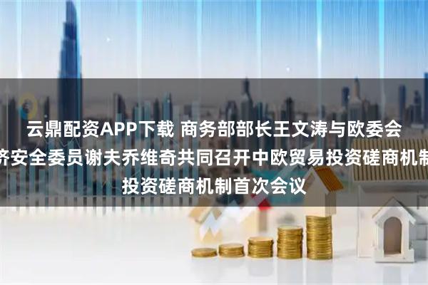 云鼎配资APP下载 商务部部长王文涛与欧委会贸易和经济安全委员谢夫乔维奇共同召开中欧贸易投资磋商机制首次会议